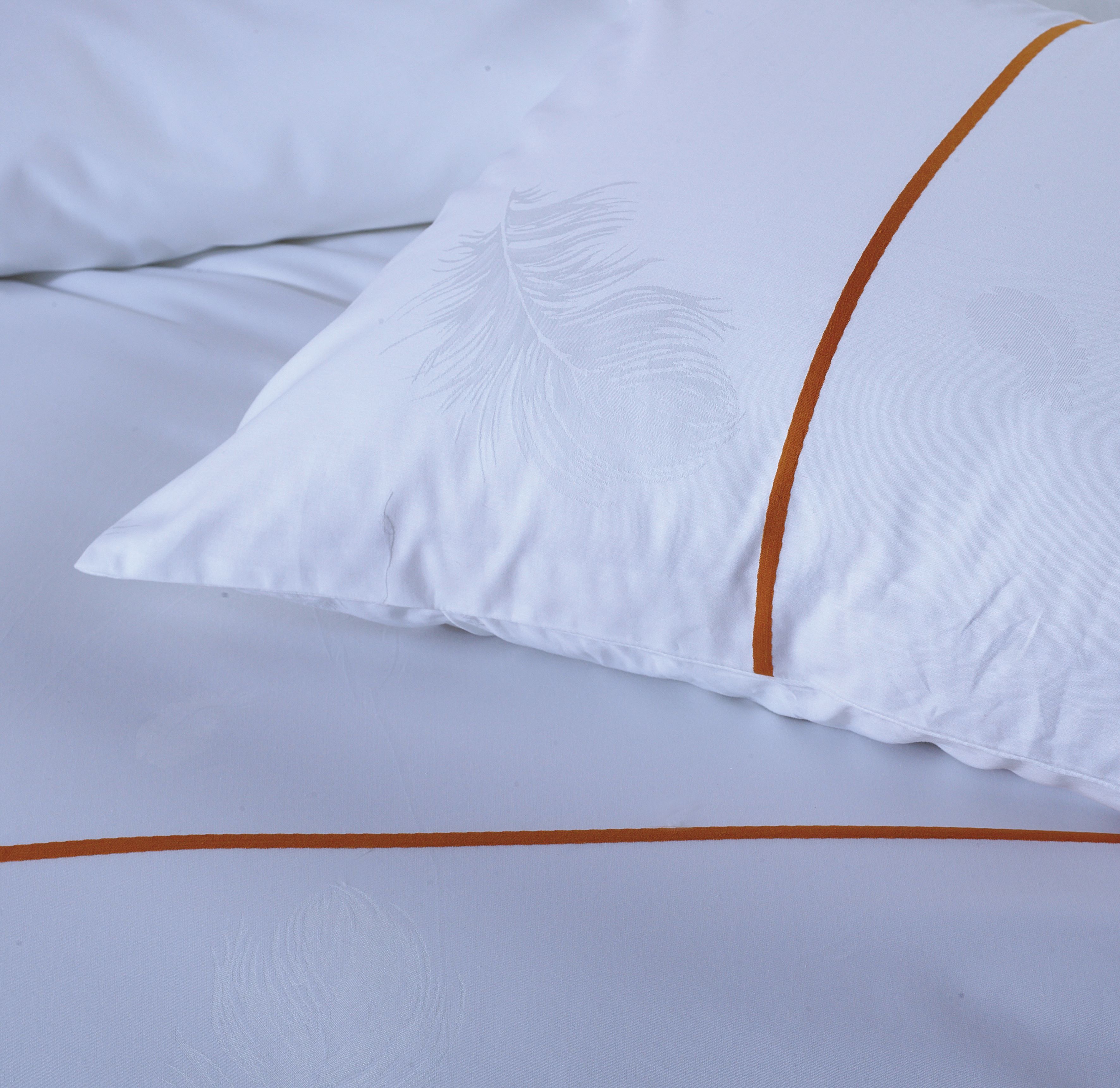 REAL TEXTILESpecial Offer. Hotel 100% Cotton White 350 Thread Count Yarn-dyed Bedding Sets