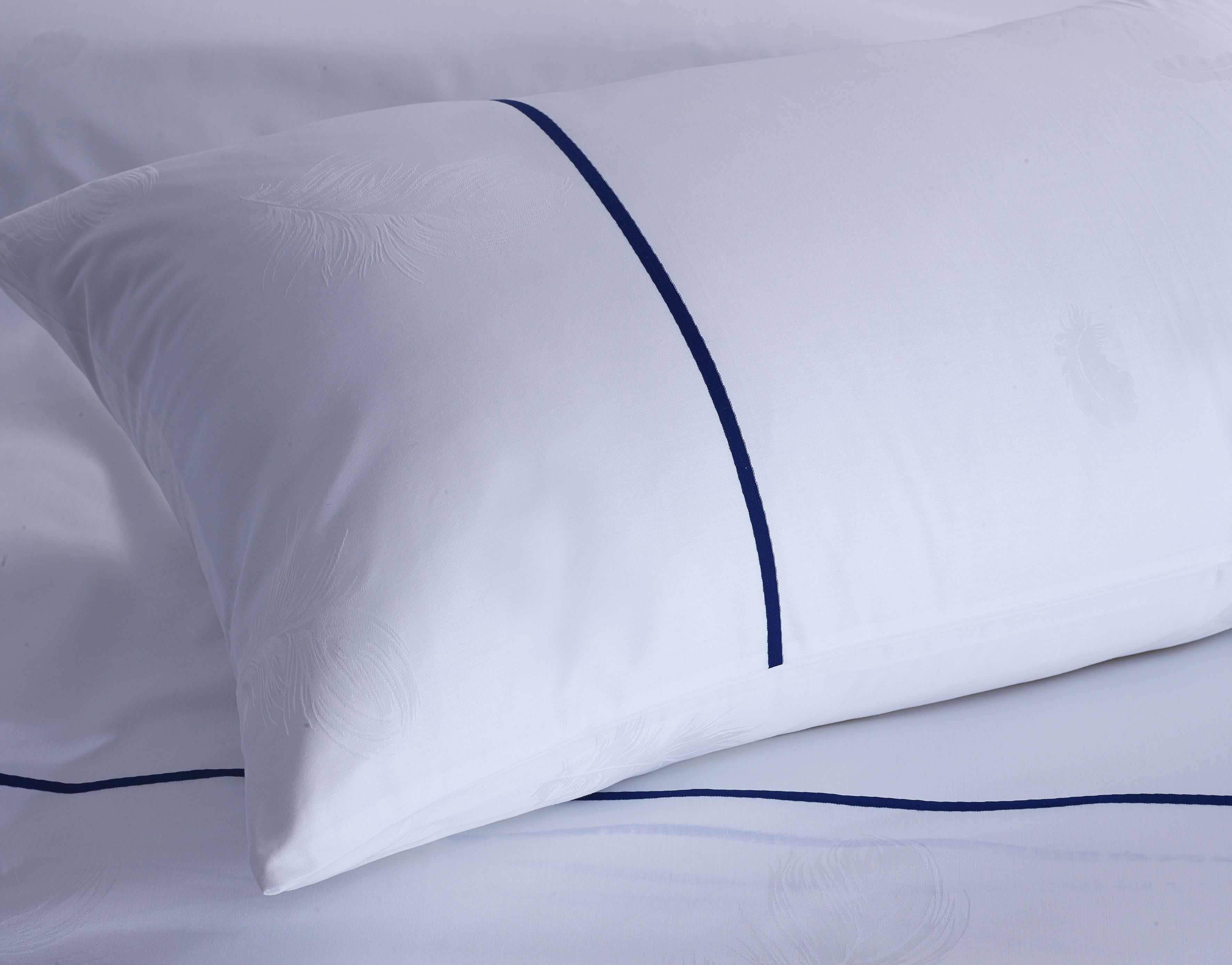 REAL TEXTILESpecial Offer. Hotel 100% Cotton White 350 Thread Count Yarn-dyed Bedding Sets