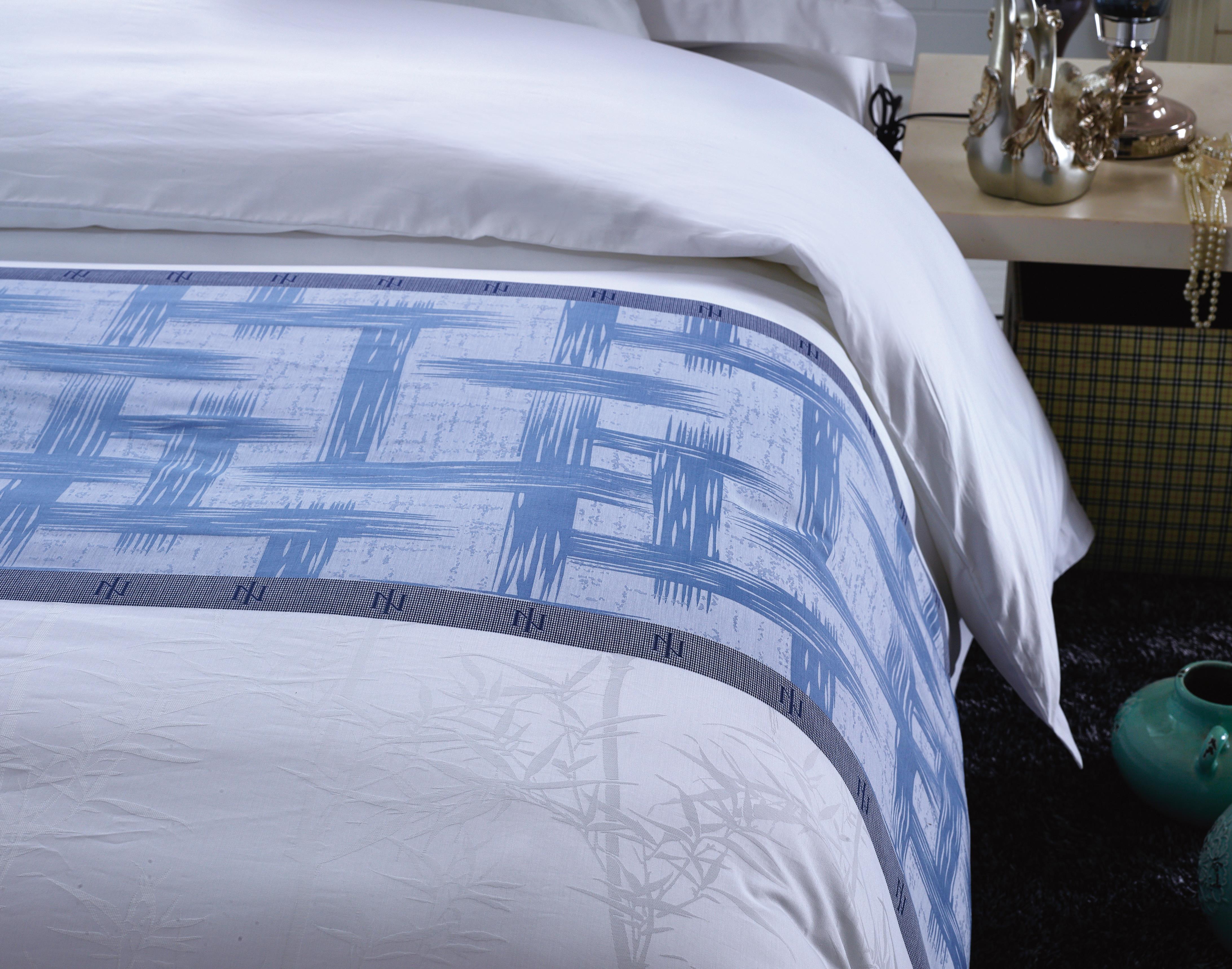 REAL TEXTILESpecial Offer. Hotel 100% Cotton White 350 Thread Count Yarn-dyed Bedding Sets