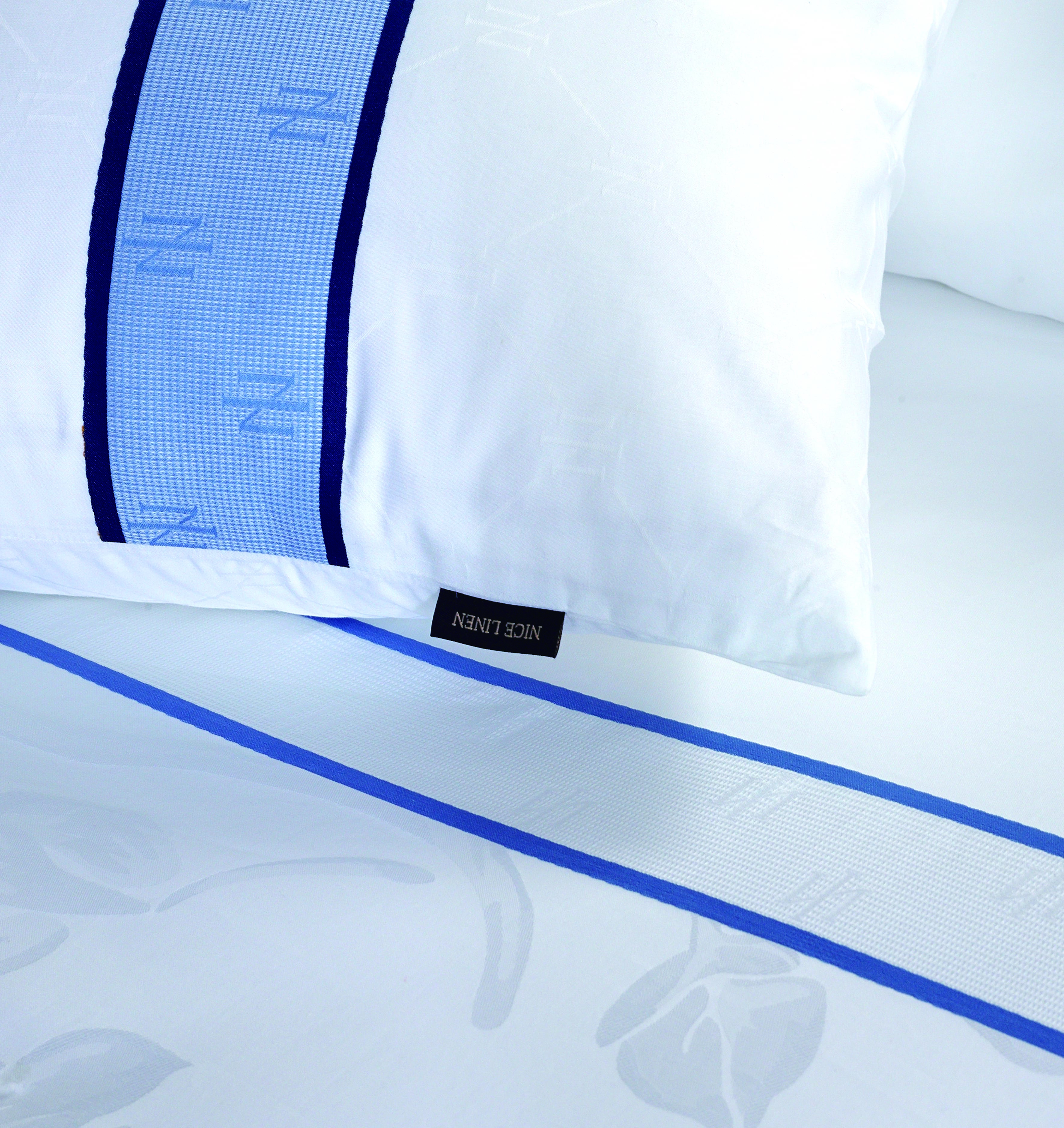 REAL TEXTILESpecial Offer. Hotel 100% Cotton White 400 Thread Count Yarn-dyed Bedding Sets