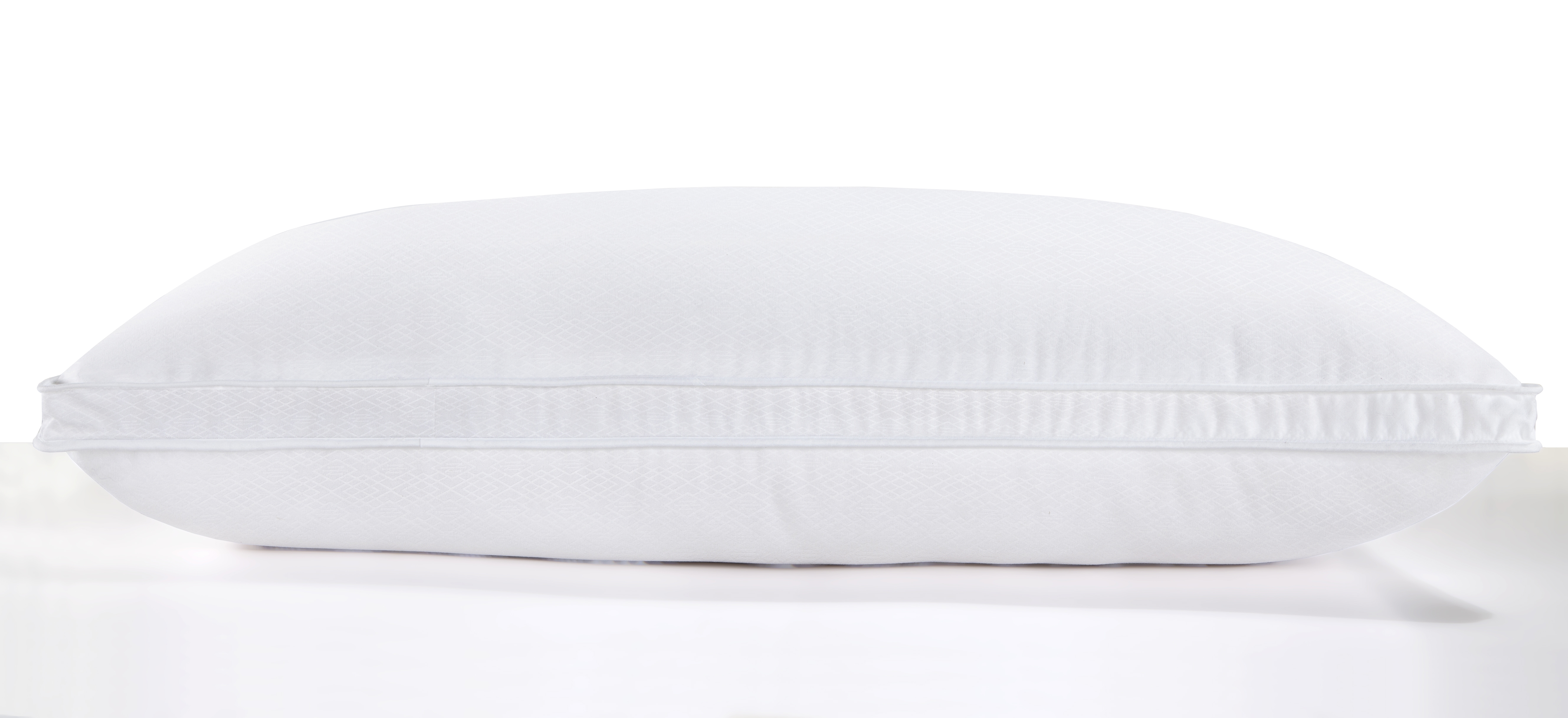 REAL TEXTILE Double PipingHotel BedroomPillow, 100% Cotton, MicrofiberFilling 