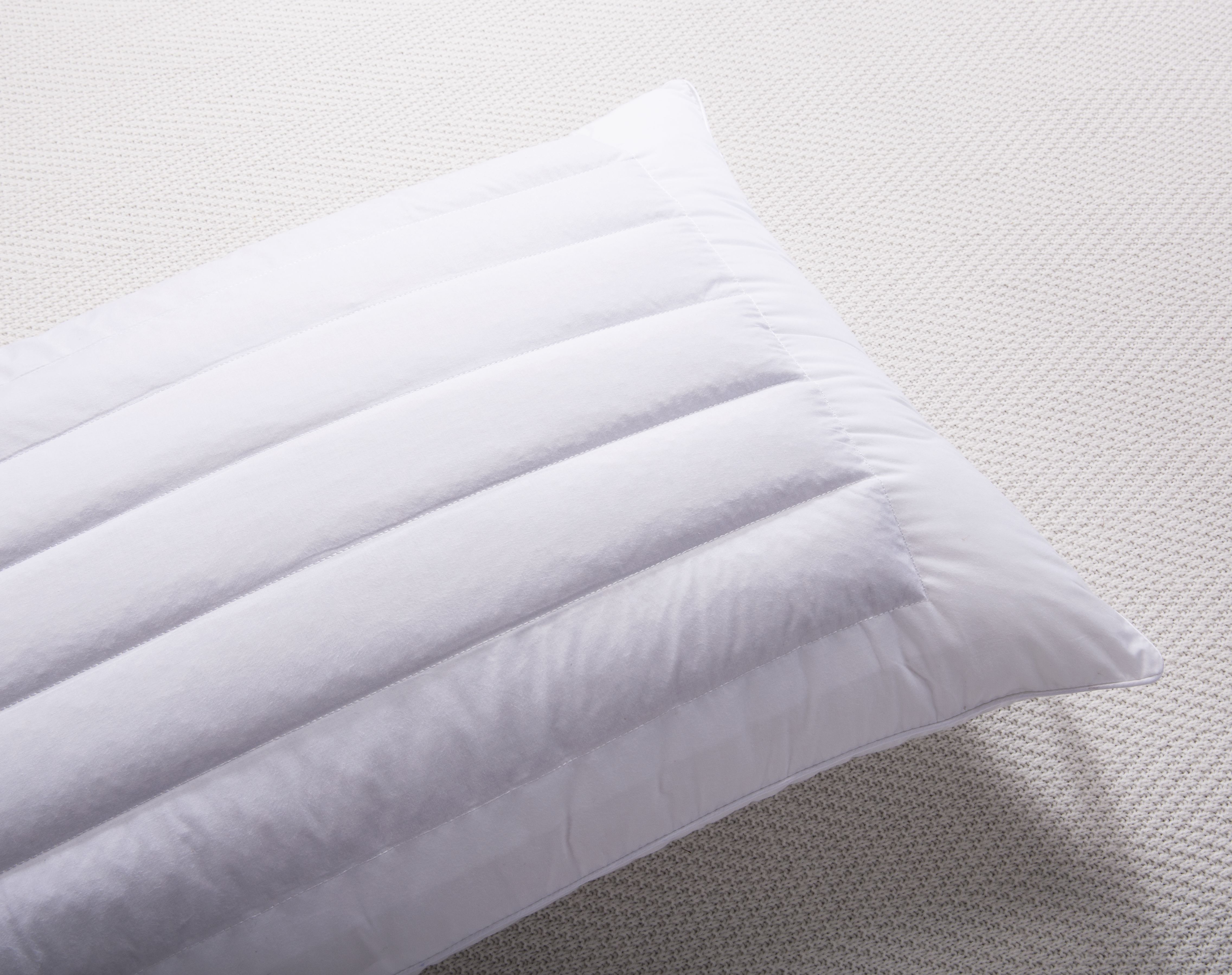 REAL TEXTILENatural Buckwheat Hotel BedroomPillow 100% Cotton Fabric With Buckwheat & Polyfiber Filling