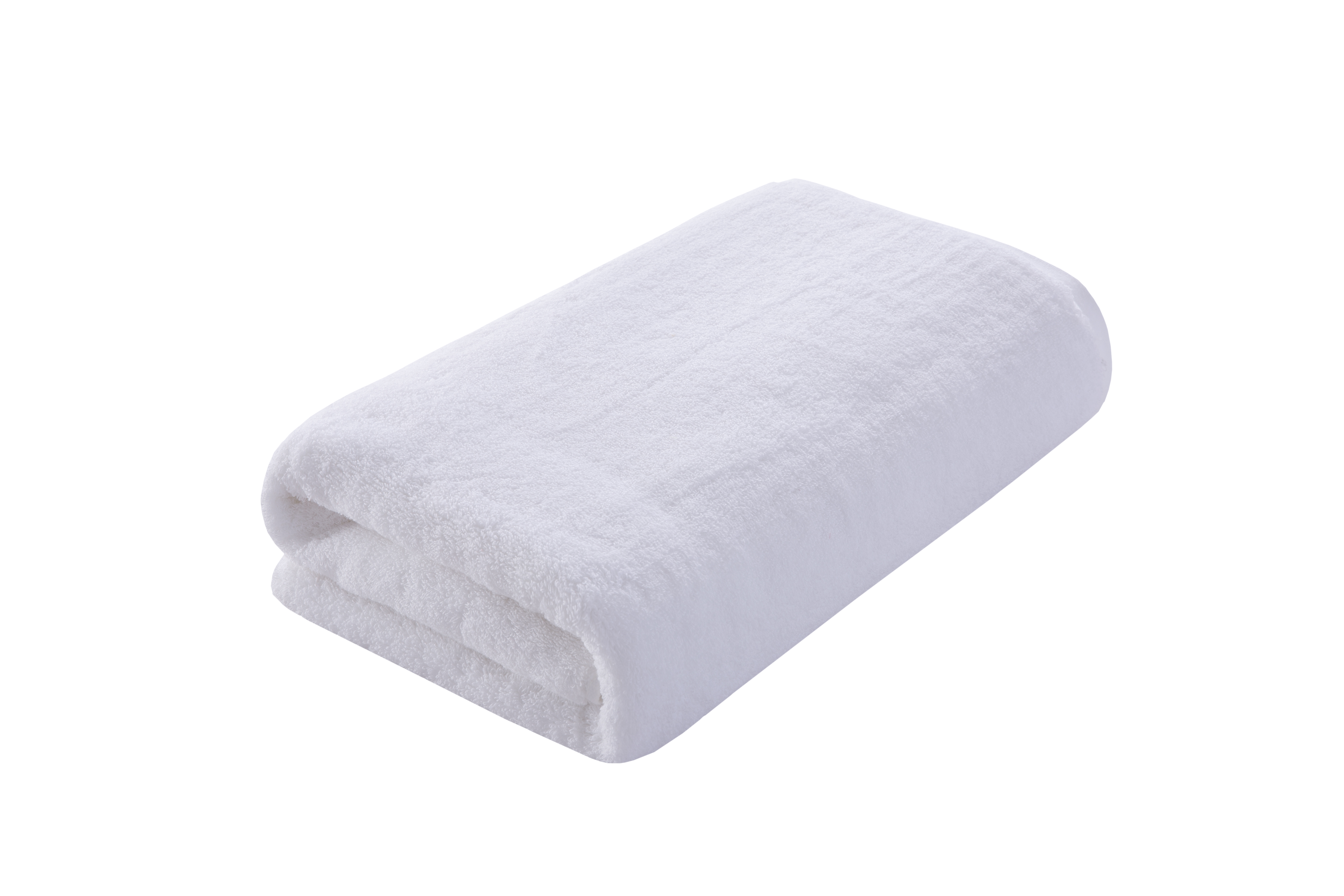 REAL TEXTILE Hotel Bathroom Towels 100% Cotton 16s Single Loop White Plain